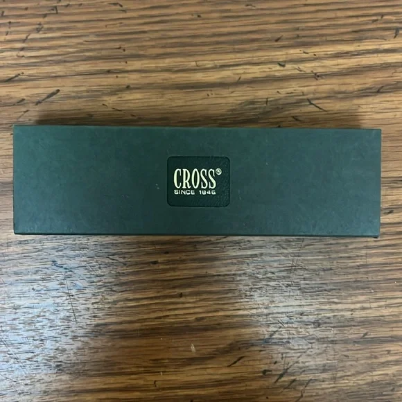 NIB Cross Silver Refillable Black Ballpoint Pen - Picture 5 of 5